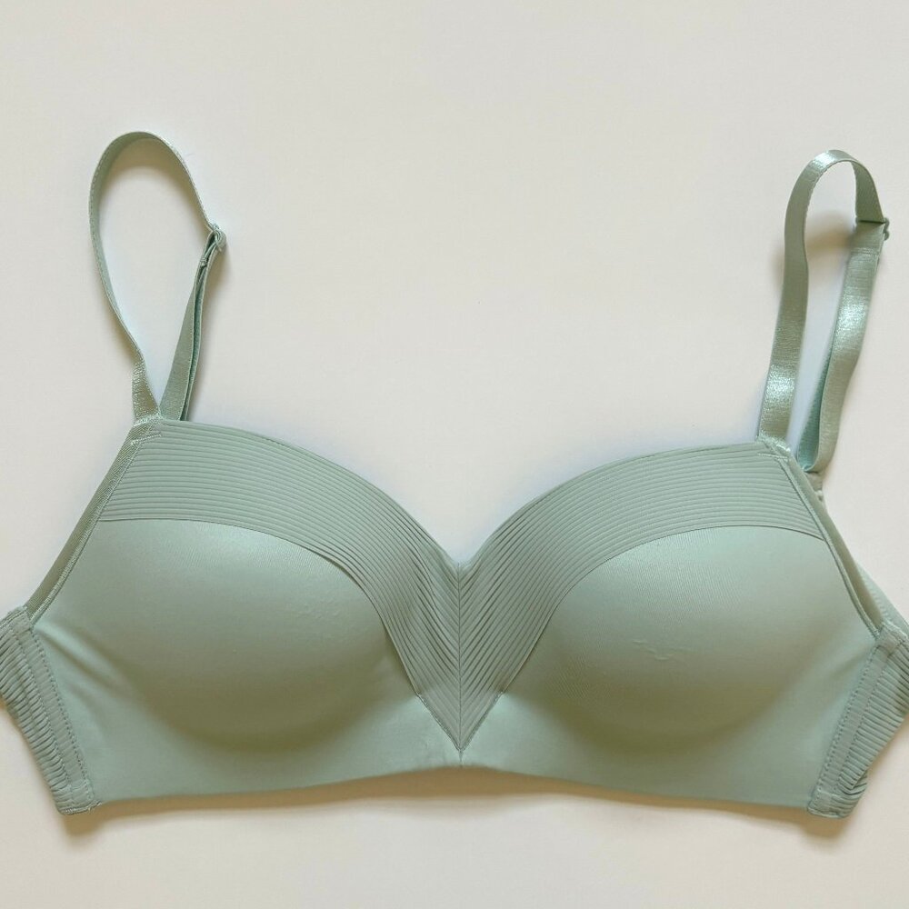 Soma Cooling Wireless Bra 34D in Harbor Green